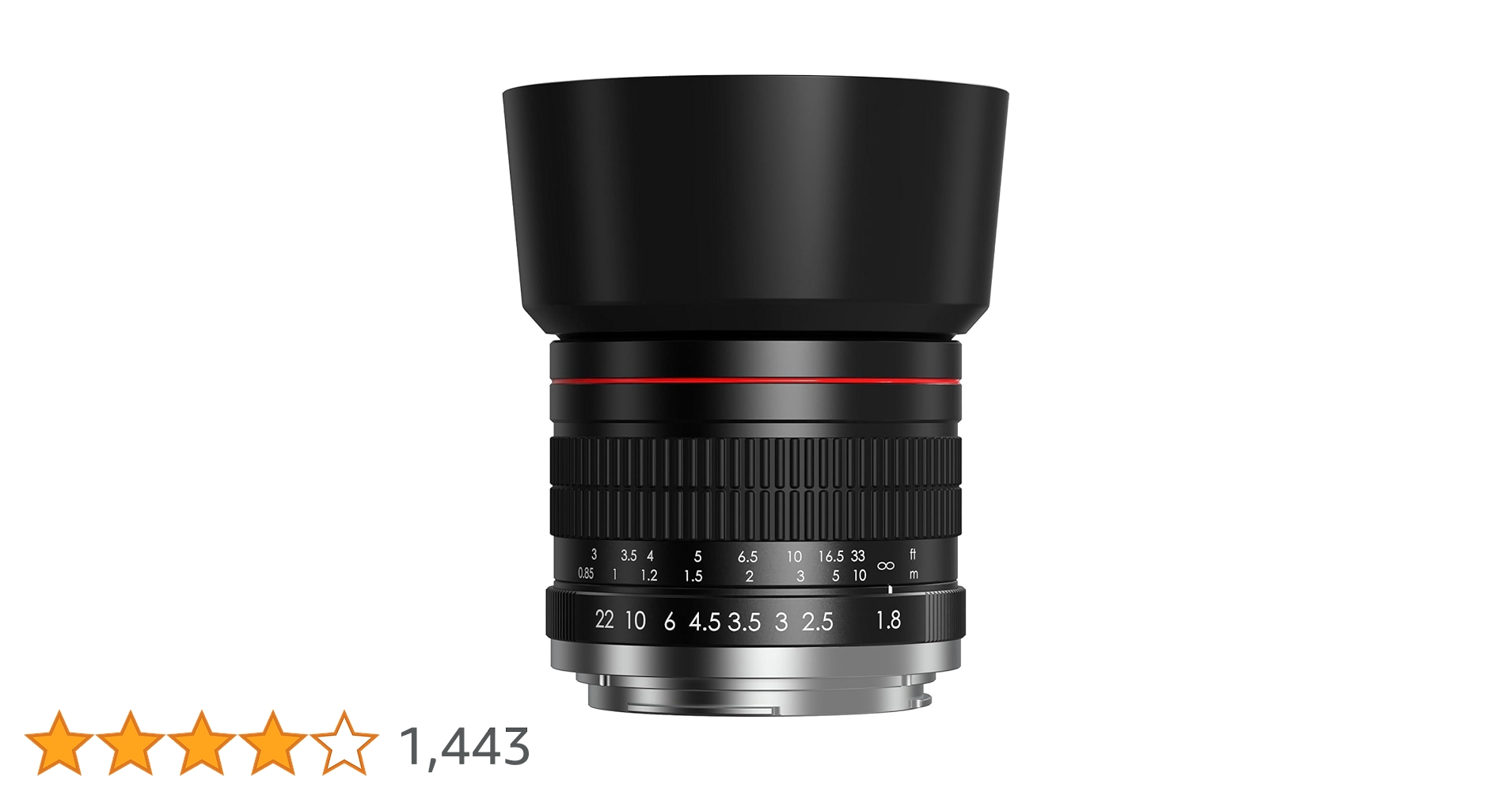 Amazon.co.jp: Lightdow for Canon EFレンズ 85mm F1.8 大口径レンズ単